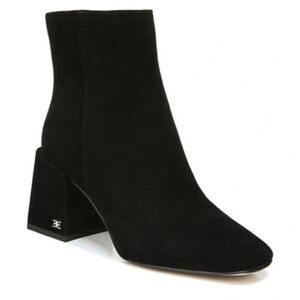SAM EDELMAN DARUBY BOOTIE IN BLACK SUEDE